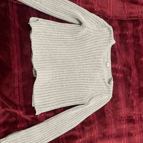 GREY KNITTED AEROPOSTALE SWEATER - Picture 2 of 2